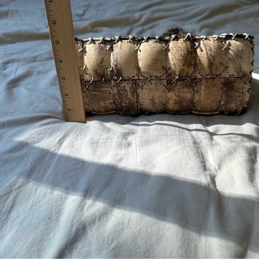Bohemian Cork And Wooden Bead Small Shoulder Bag - image 2
