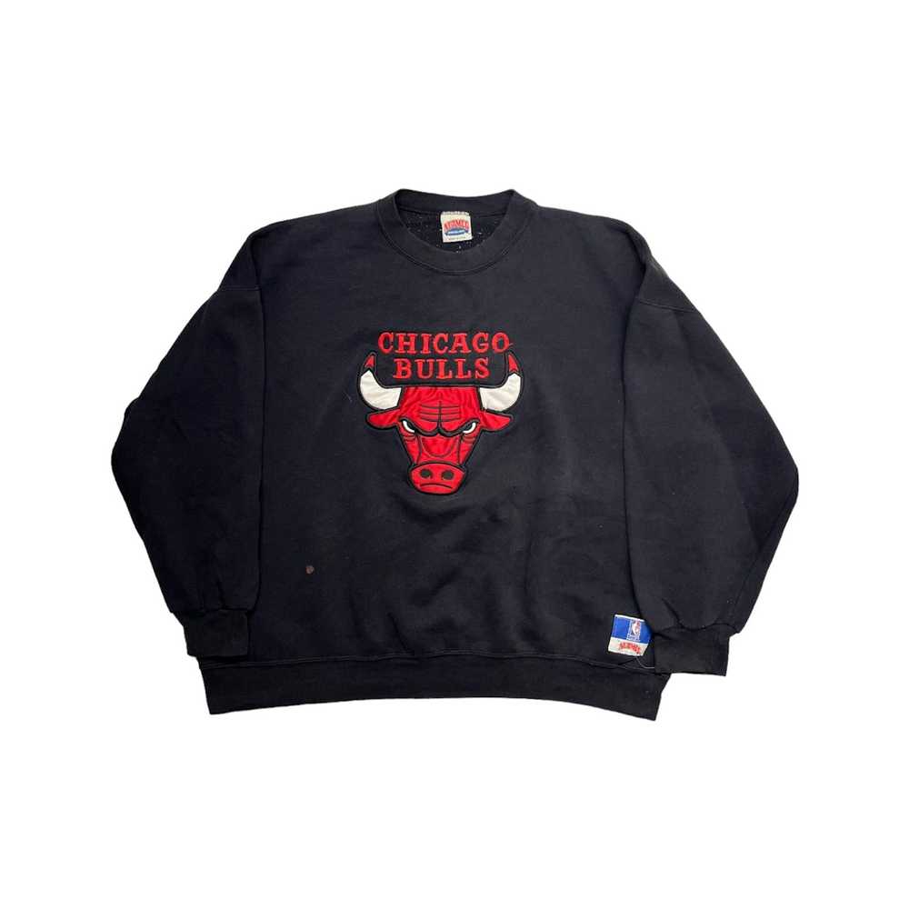 NBA × Nutmeg × Vintage 90s NBA Chicago Bulls Swea… - image 1