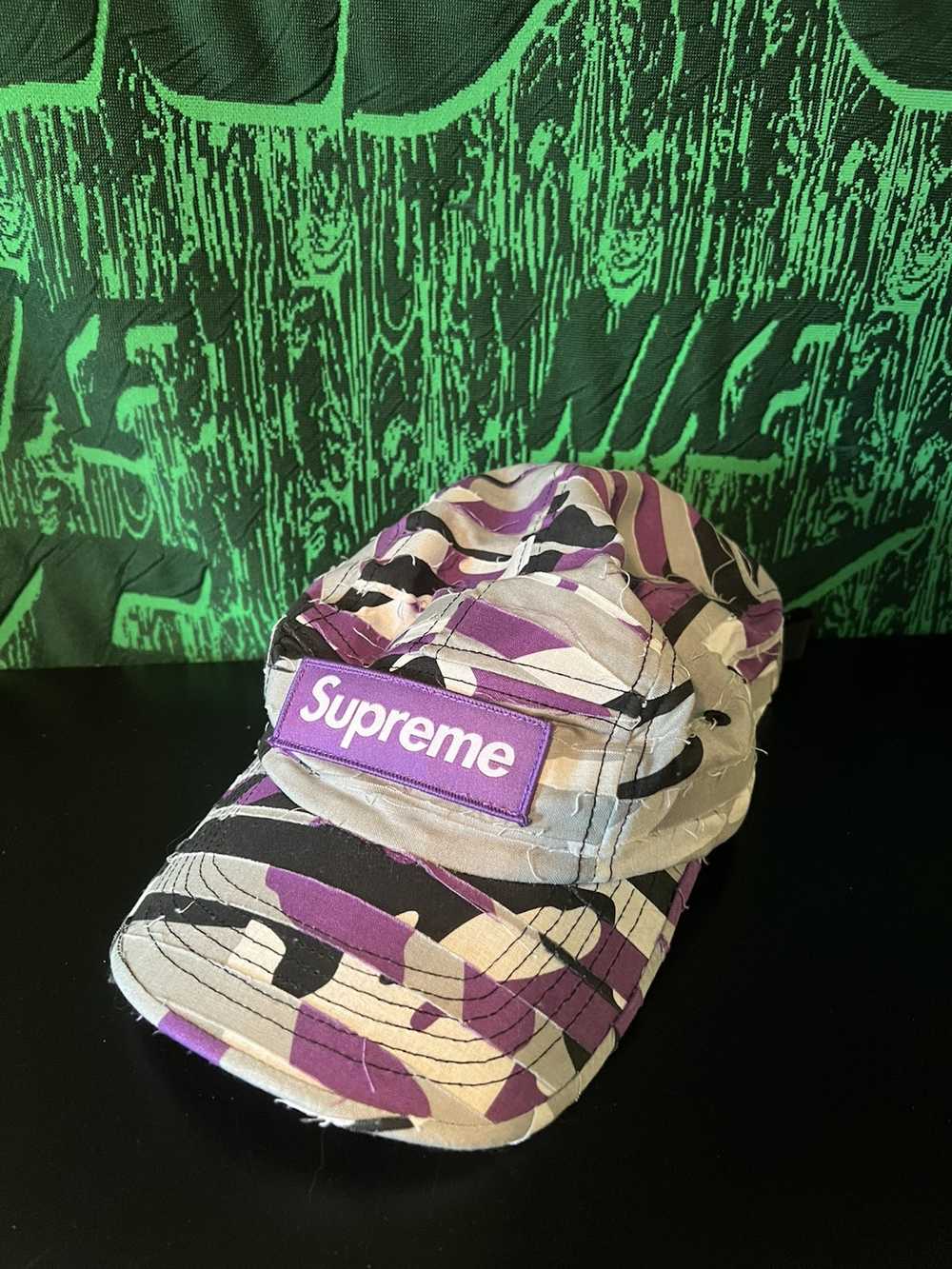 Supreme Supreme purple camo Camp hat - image 3