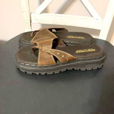 Vintage 90s y2k Skechers Jammers Chunky Flip Flop Thong Platform Sandals  Size 9