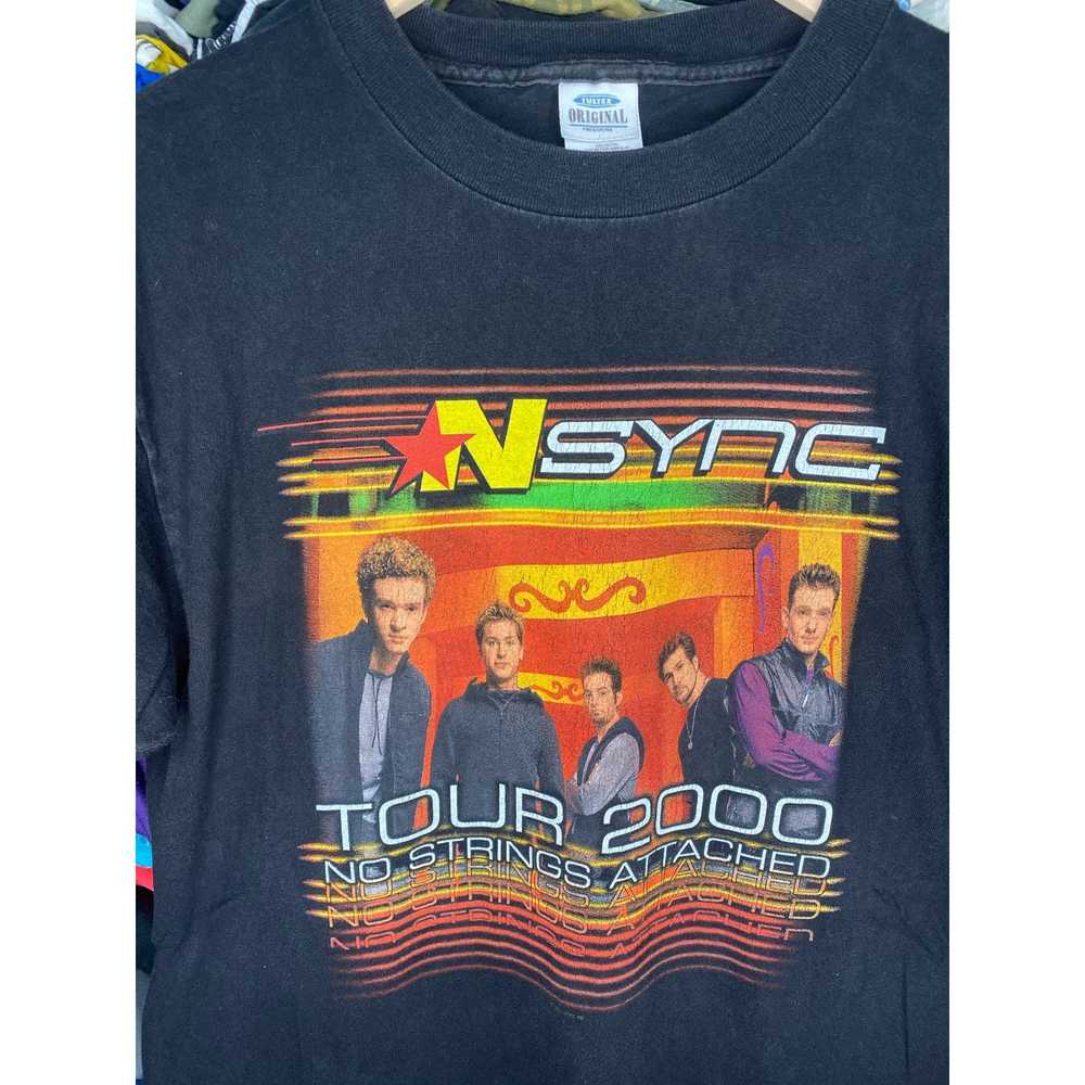 Band Tees Y2K NSYNC No Strings Attached Tour 2000… - image 2