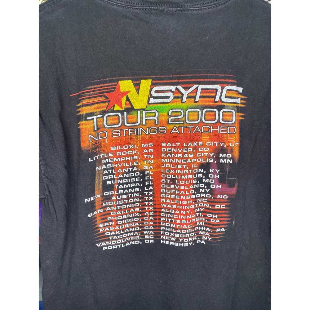 Band Tees Y2K NSYNC No Strings Attached Tour 2000… - image 5