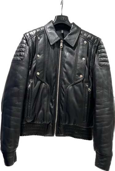 Dior Dior Homme AW08 Black Leather Biker Jacket/ … - image 1