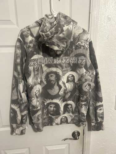 Supreme jesus and mary hooded on sale