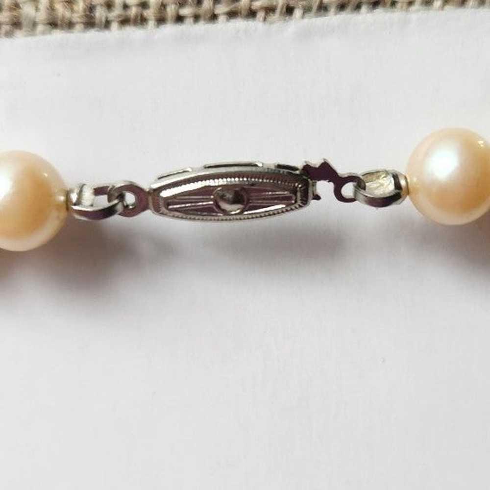 Vintage Cream Freshwater Pearls from Japan 1970 - image 4