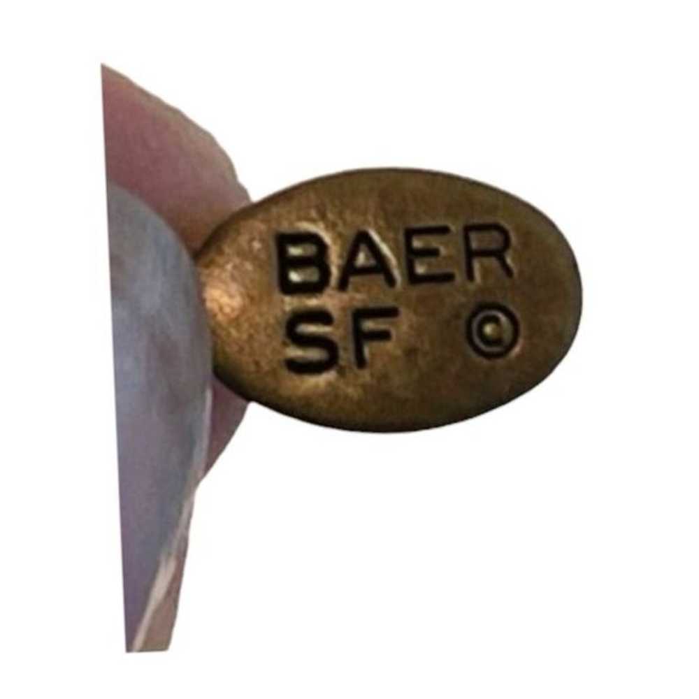 Vintage Marjorie Baer SF Necklace Silver Tone Met… - image 4