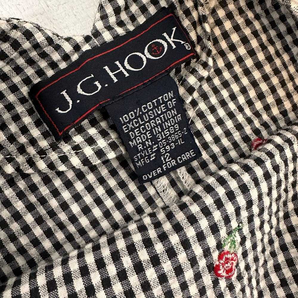 Vintage | J.G. Hook Cotton Gauze Cottagecore Chec… - image 9