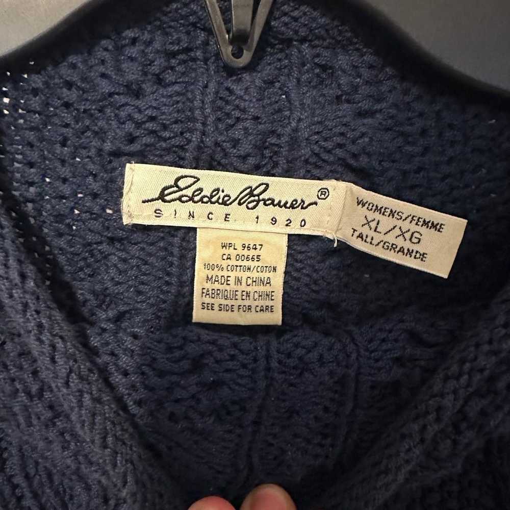 vintage cable knit eddie bauer sweater - image 3