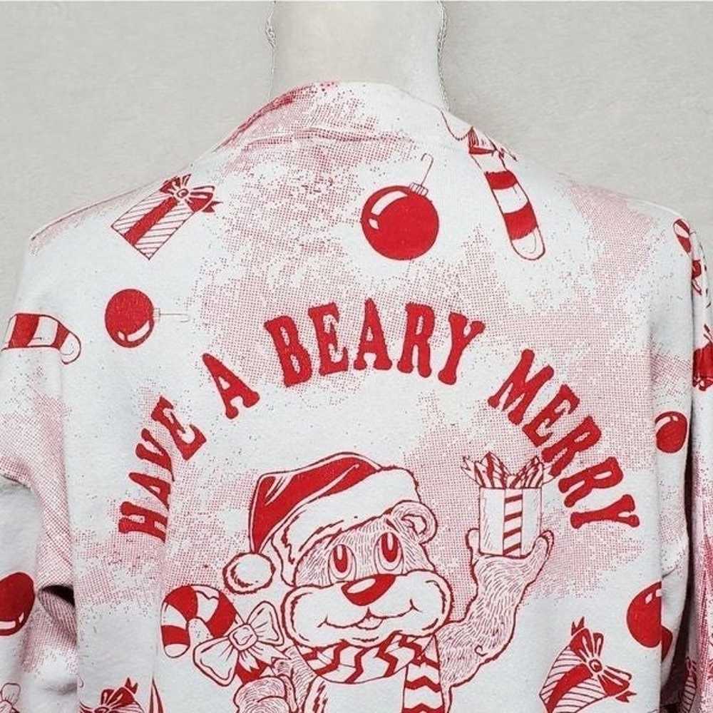 Vintage 1990 Have A Beary Christmas Teddy Bear Ca… - image 8