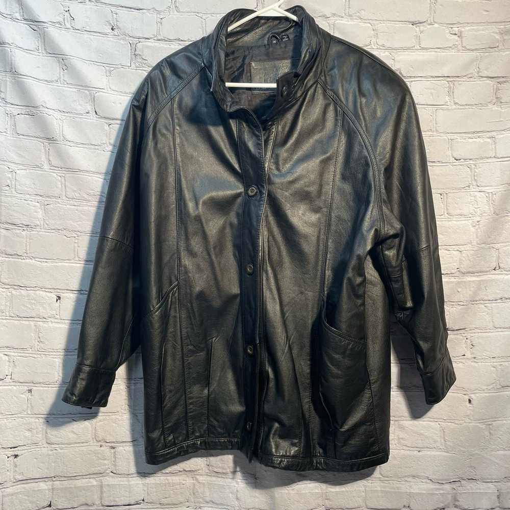 Vintage Jacqueline Ferrar Leather Jacket 80’s 90’… - image 1