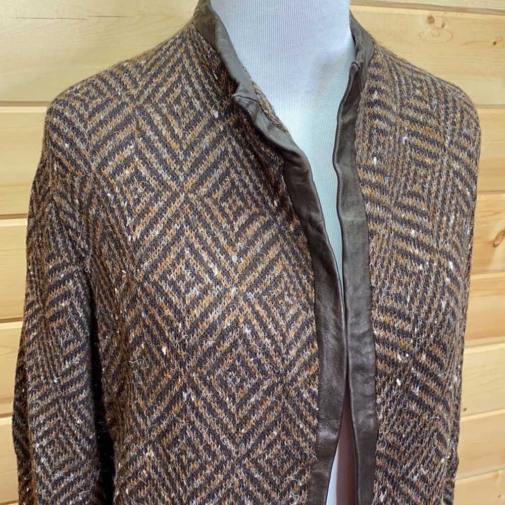 St. John for I. Magnin Vintage Tweed Open Jacket - image 2