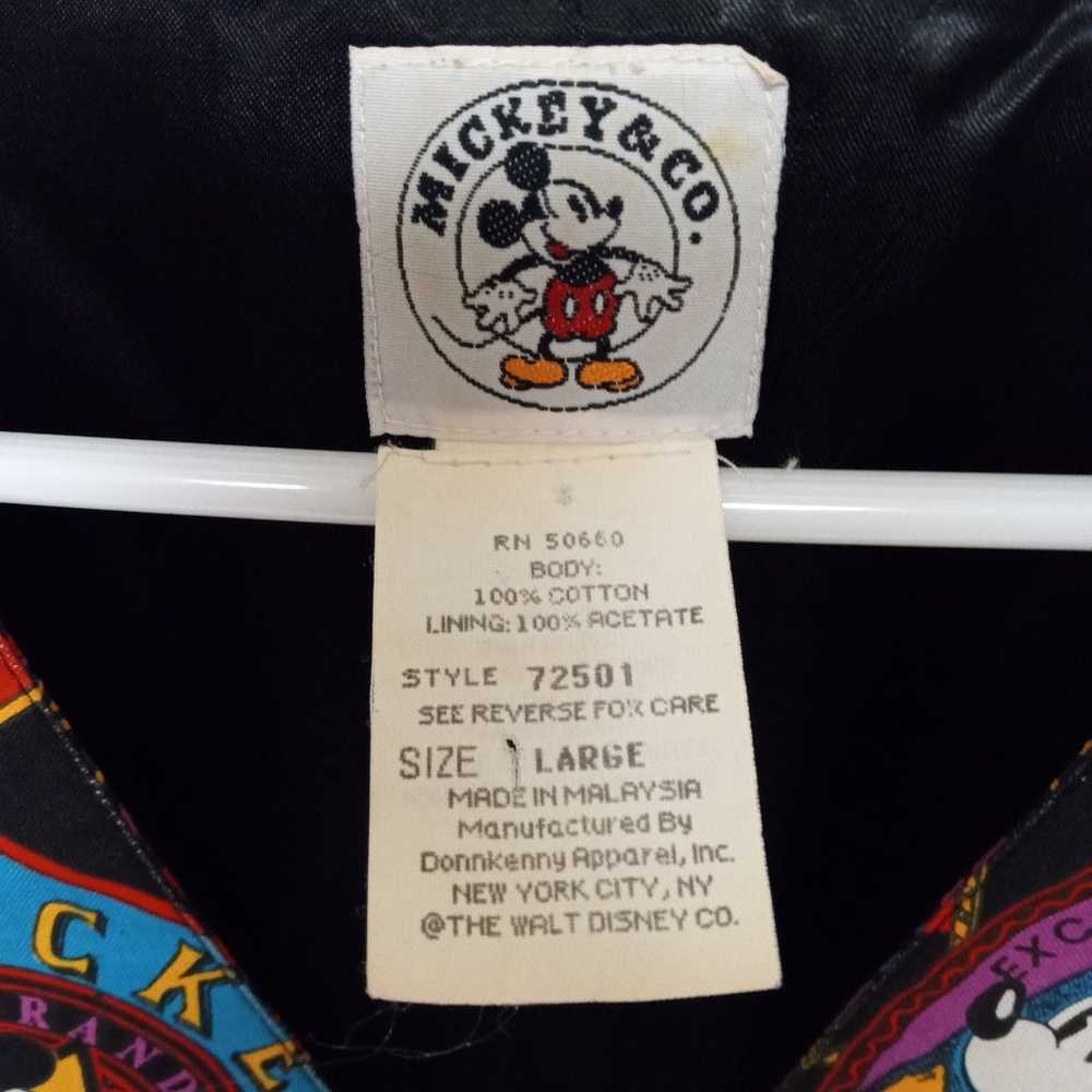 Vintage 90s  Mickey Mouse Disney Vest Sz L - image 5