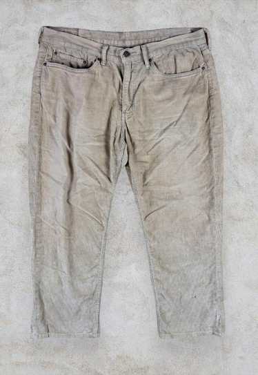 Grey Low Slung Baggy wide-leg cotton-corduroy trousers | Agolde | MATCHES UK