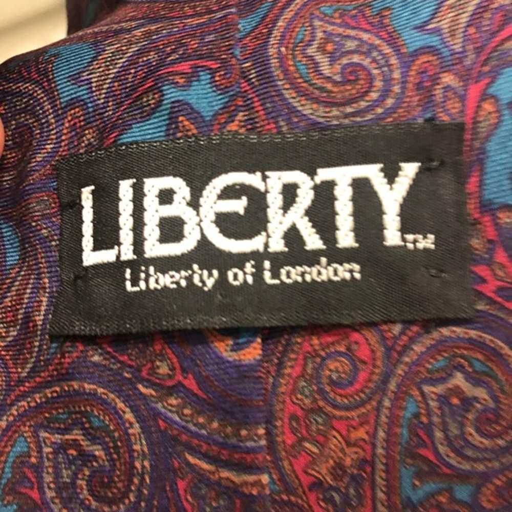 Vtg Liberty of London Paisley Silk Tie - image 2