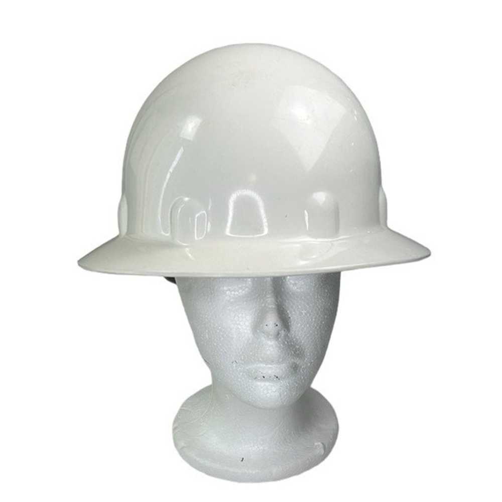 Vintage Fibre-Metal White Hard Hat Type 1 Class E… - image 4