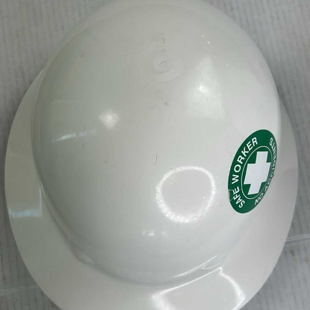 Vintage Fibre-Metal White Hard Hat Type 1 Class E… - image 9