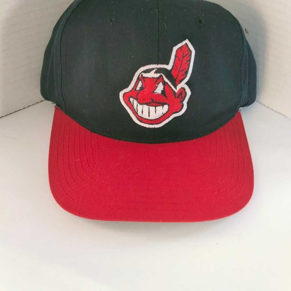 Vintage 90s Cleveland Indians Snapback - image 2