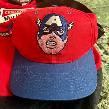 Vintage 1993 American Needle Captain America Marv… - image 1