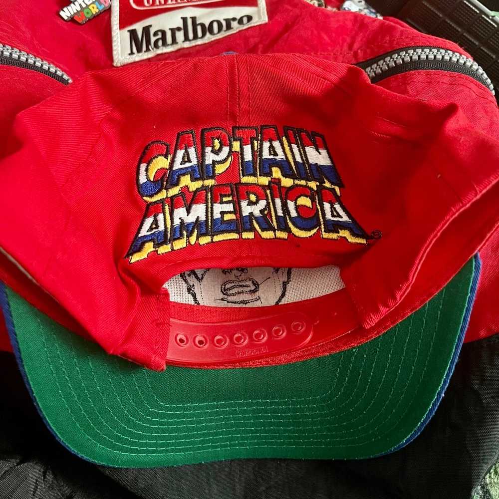 Vintage 1993 American Needle Captain America Marv… - image 3