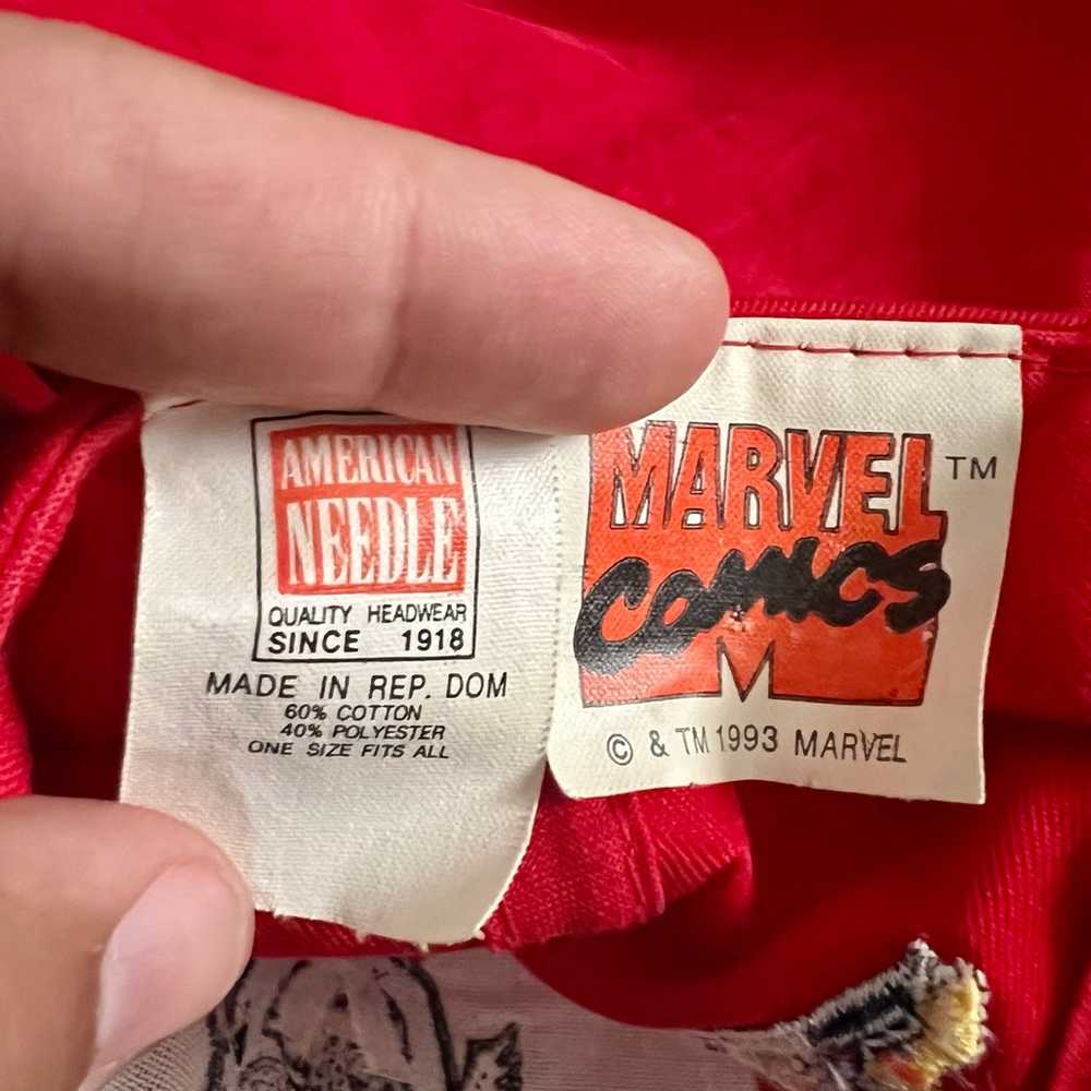 Vintage 1993 American Needle Captain America Marv… - image 4