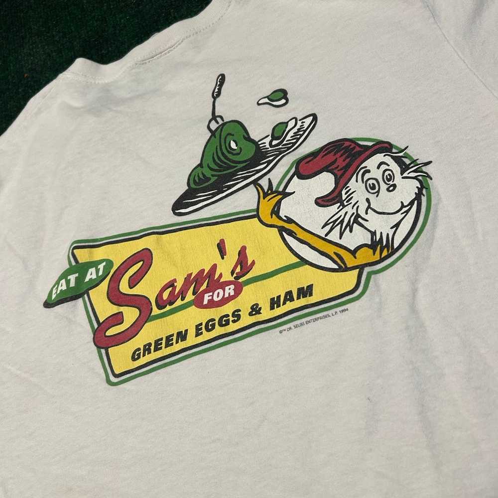 Vintage Dr. Seuss Green Eggs and ham shirt - image 1