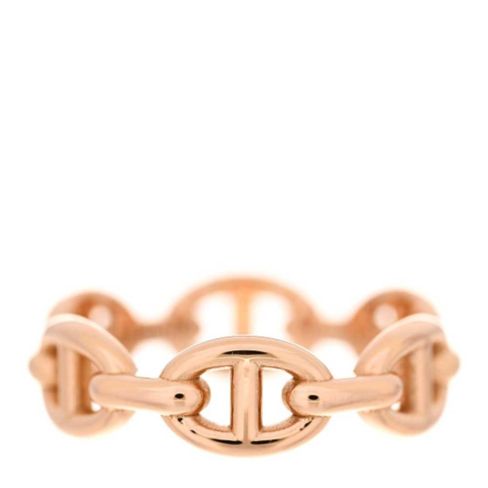 HERMES 18K Rose Gold PM Chaine d'Ancre Enchainee … - image 1