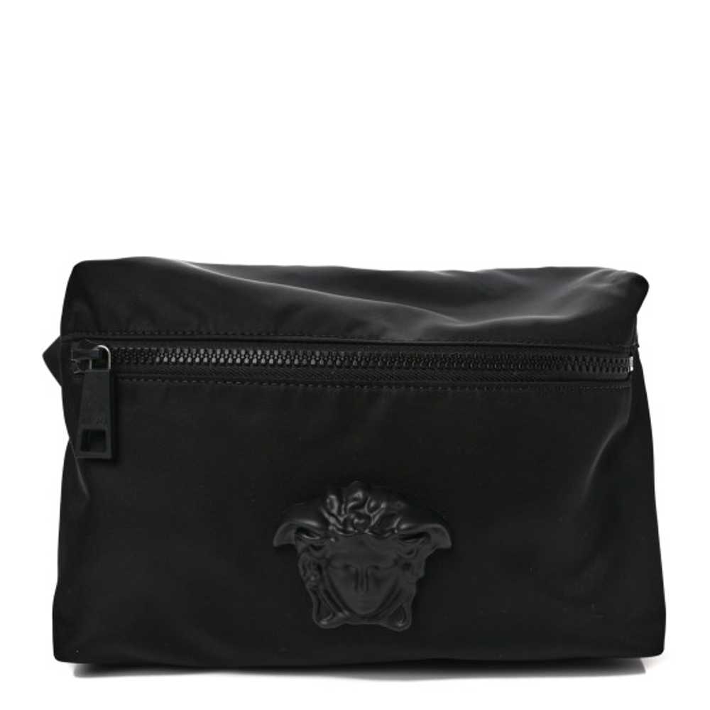 VERSACE Nylon Palazzo Medusa Belt Bag Black Ruthe… - image 1