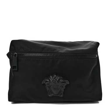 VERSACE Nylon Palazzo Medusa Belt Bag Black Ruthe… - image 1