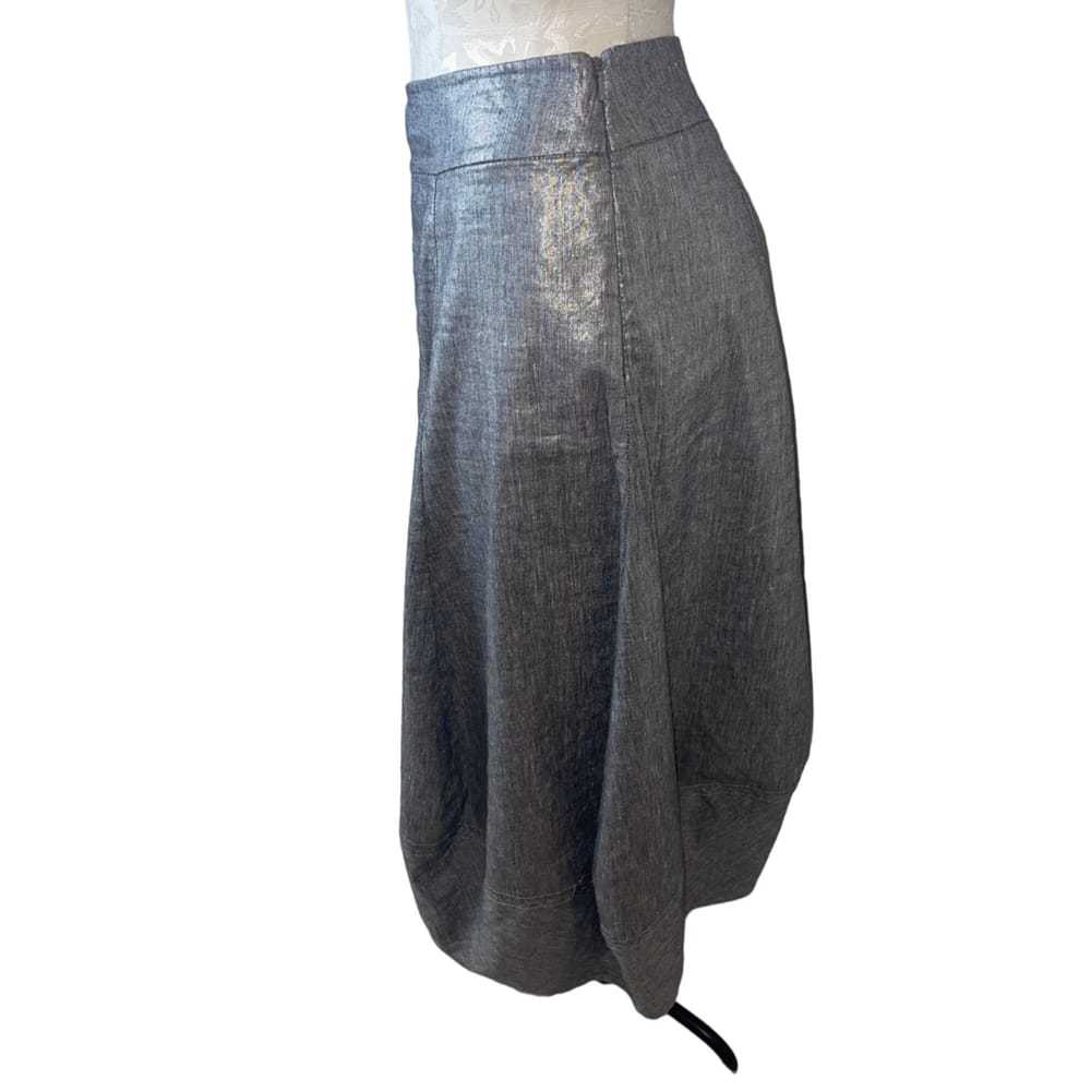 Eileen Fisher Linen mid-length skirt - image 2