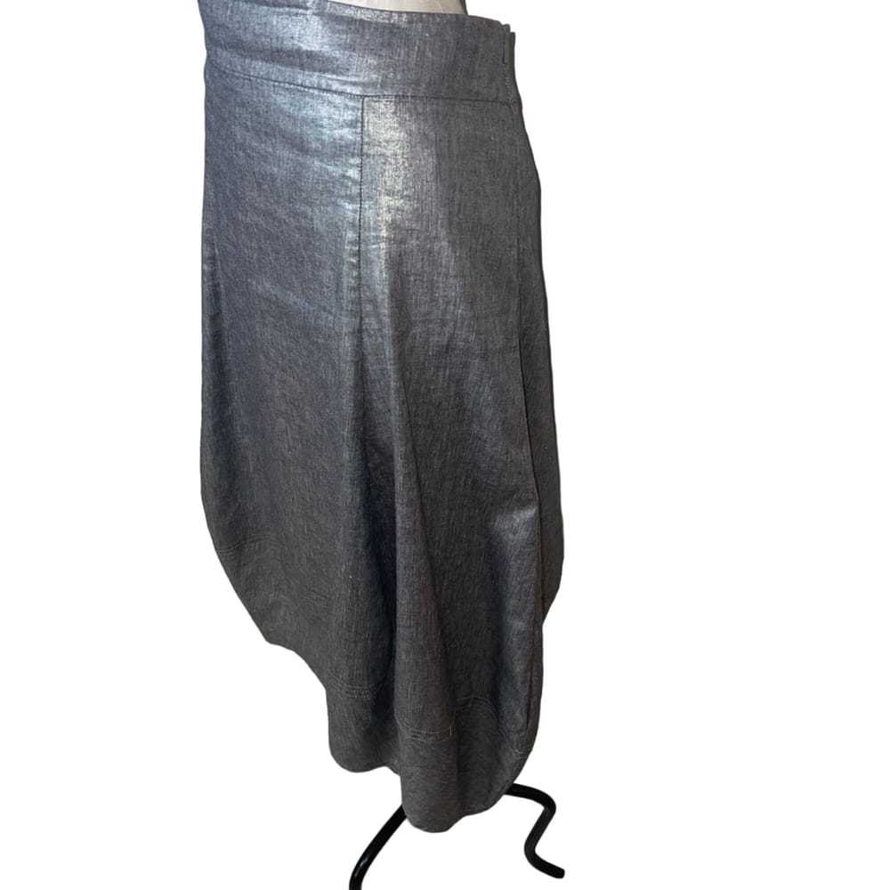 Eileen Fisher Linen mid-length skirt - image 9