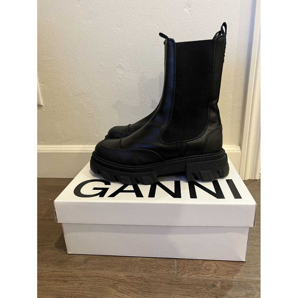 Ganni Leather biker boots - image 5