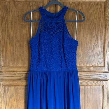 Blue Bridesmaid/Prom Dress - image 1
