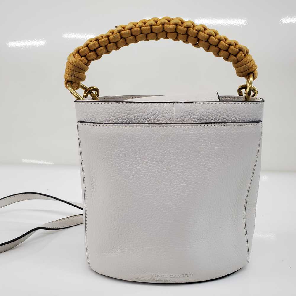 Vince Camuto White Leather Crossbody Bag - image 4