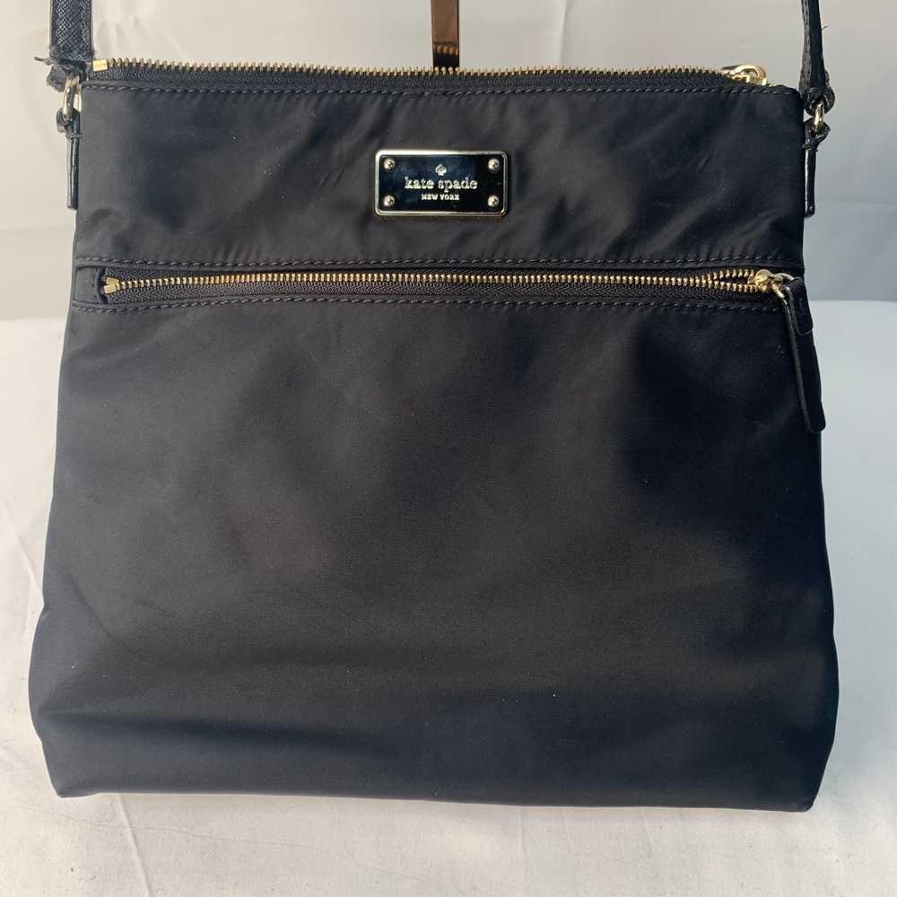 Certified Authentic Kate Spade Black Nylon Crossb… - image 1