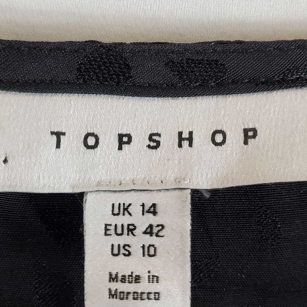 Topshop Top Shop Women Black Dress Sz 10 NWT - image 1