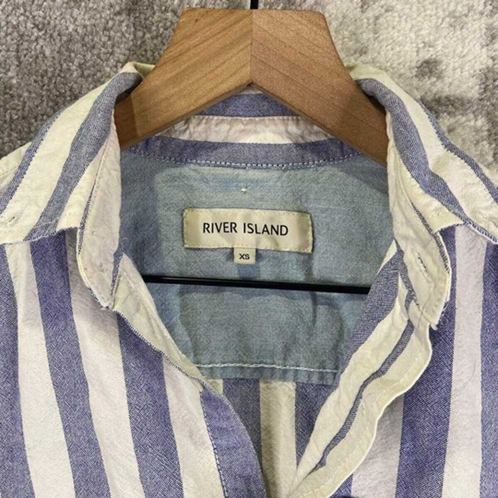 River Island Mens Oxford Blue White Pajama Stripe… - image 6