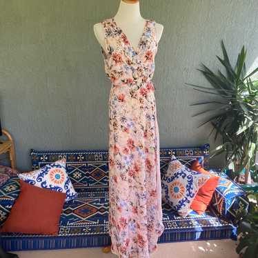 Vici Wrap Floral Maxi Dress