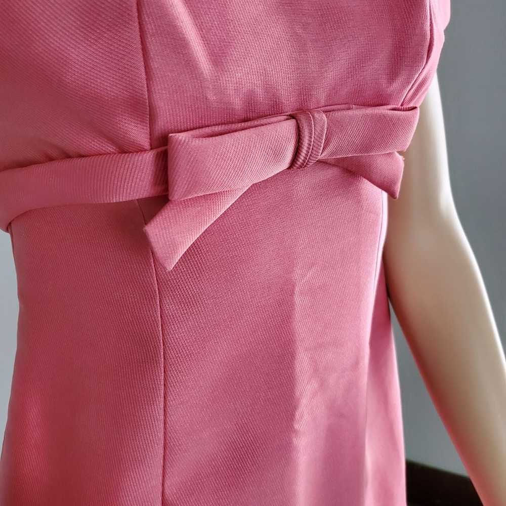 Vintage 60s pink Nat Kaplan mini babydoll dress - image 2