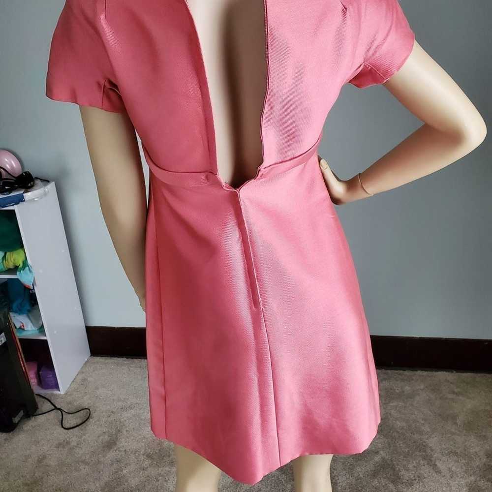 Vintage 60s pink Nat Kaplan mini babydoll dress - image 3