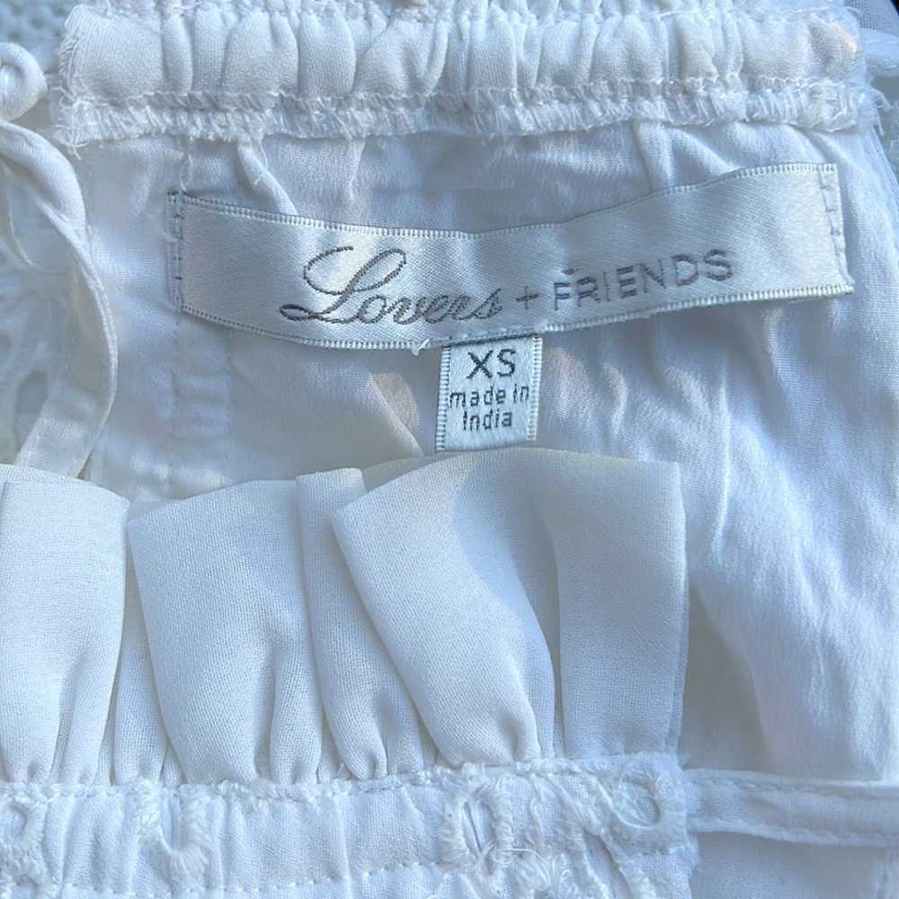 lovers and friends white sleeveless aline mini dr… - image 4