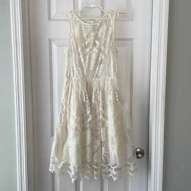 Anthropologie Maeve Pineapple Lace Dress