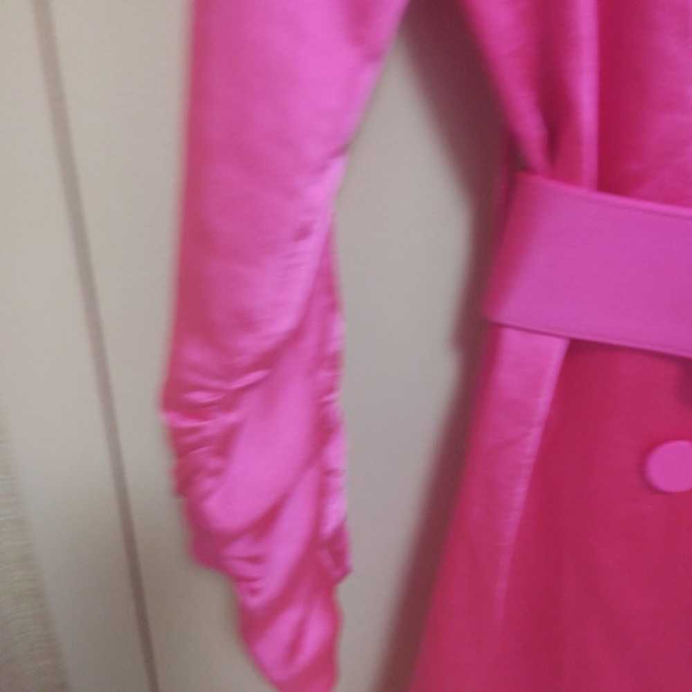 Desighner Pink Midi Dress w/Belt - image 4