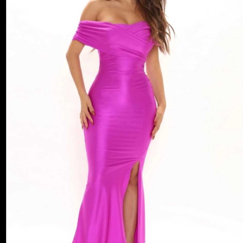 Purple ball gown - image 4