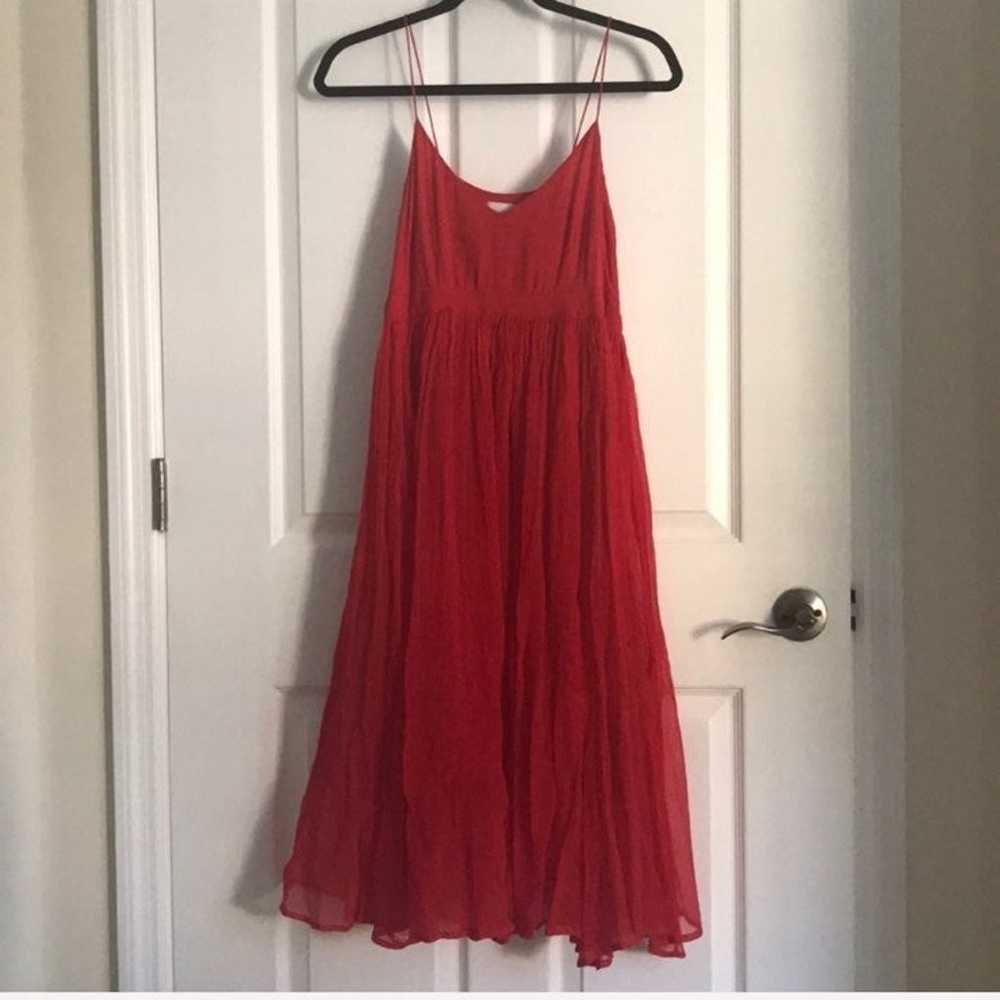 Red Anthropologie Dress - image 4