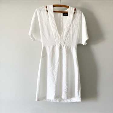 Pfeiffer White Dress Size XS Cotton/Polyester Shea