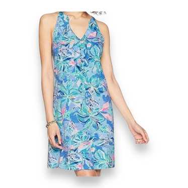 Lilly Pulitzer Women’s Shay Dress Bennet Blue Cel… - image 1
