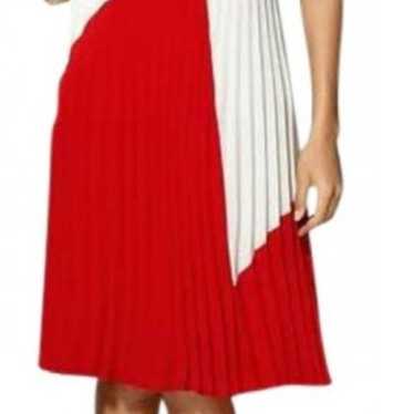 Aidan mattox colorblock pleated Gem