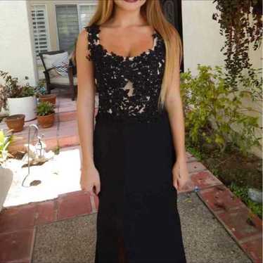 Black Lace Formal Prom Dress - image 1