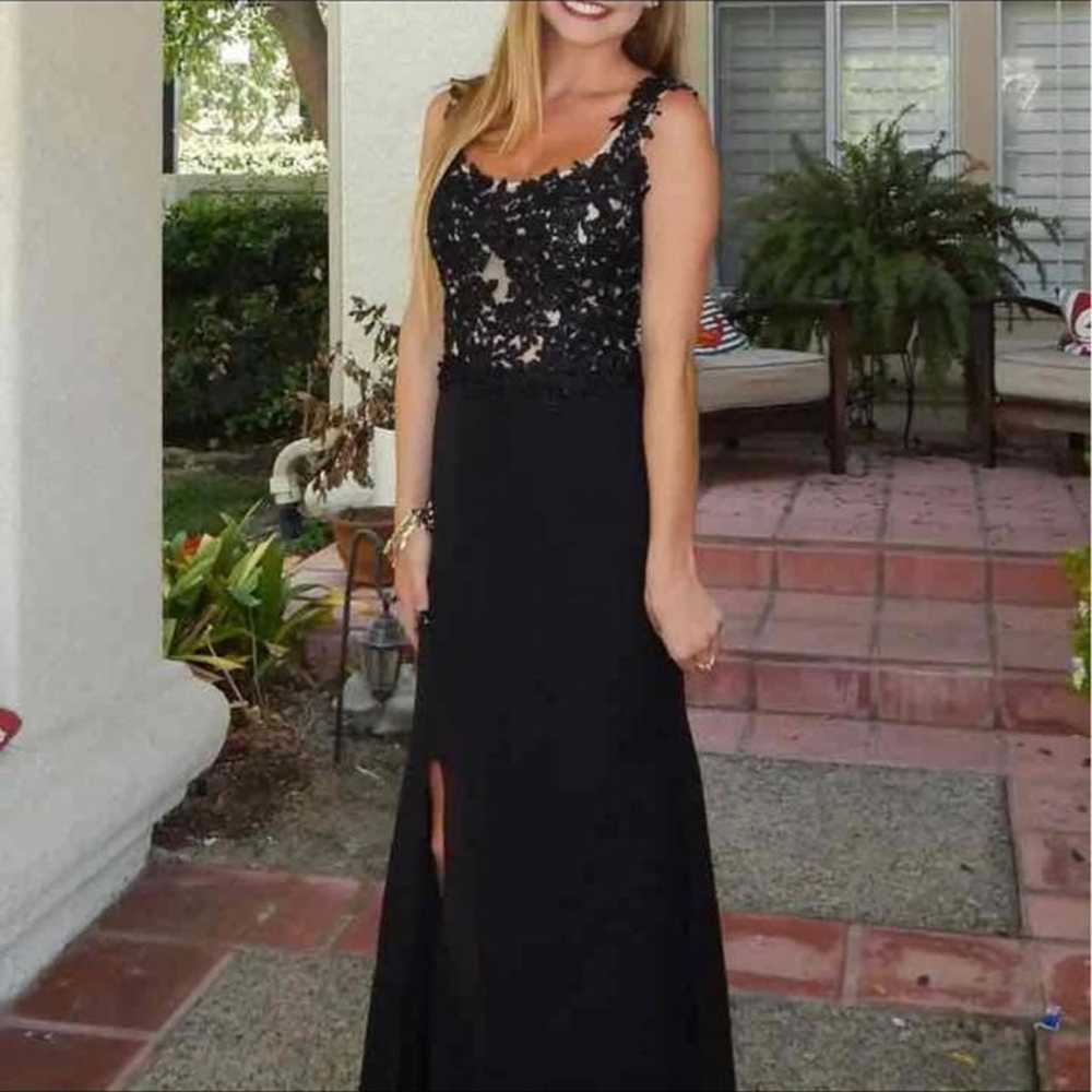 Black Lace Formal Prom Dress - image 2