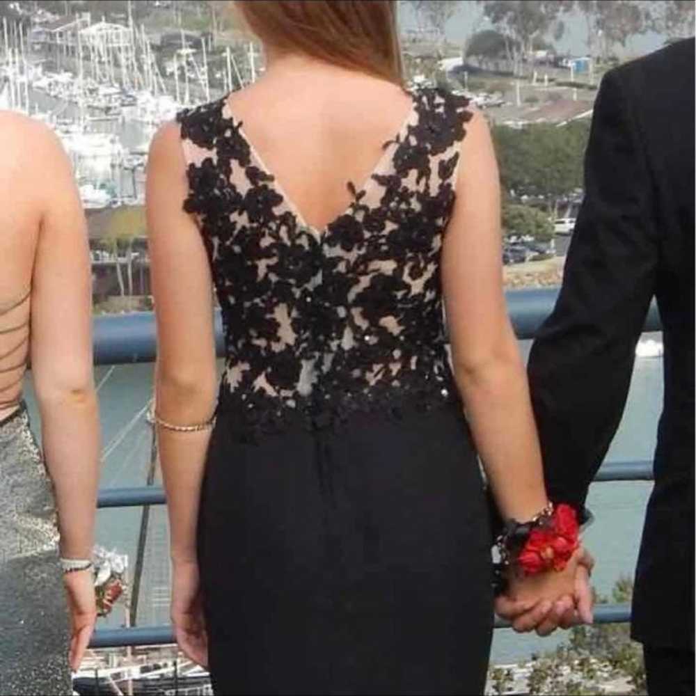 Black Lace Formal Prom Dress - image 4
